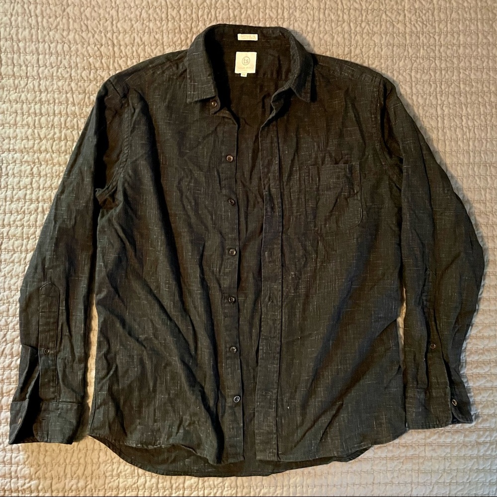 Taylor Stitch casual black shirt, 44